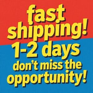 Fast Shipping Poster